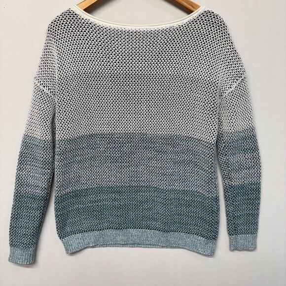 Vince Women Pullover Knit Sweater Size Medium Cotton C032 -15 - Picture 13 of 15